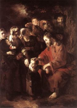 Nicolaes Maes : Christ Blessing the Children
